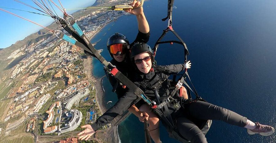 Tenerife: Beginner Paragliding Experience with Transfer - The view from 15 to 20 minutes above Tenerife