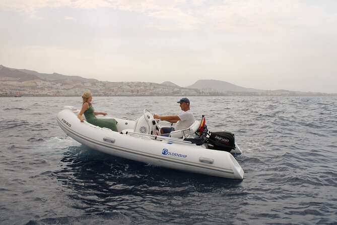 Tenerife Boat Rental in Costa Adeje - Taking control of a small boat in Costa Adeje