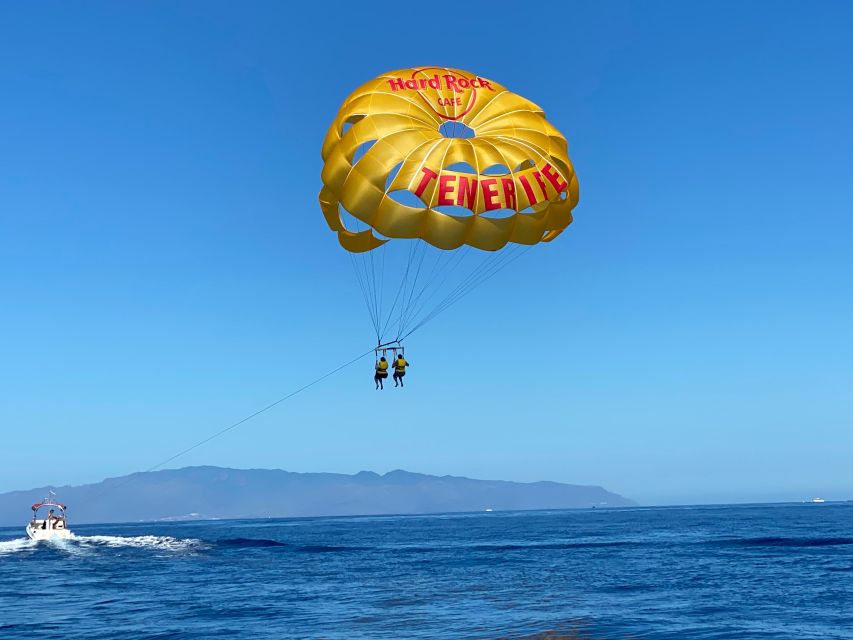 Tenerife Costa Adeje Parasailing - Meeting Aj Fly Watersports at Puerto Colón