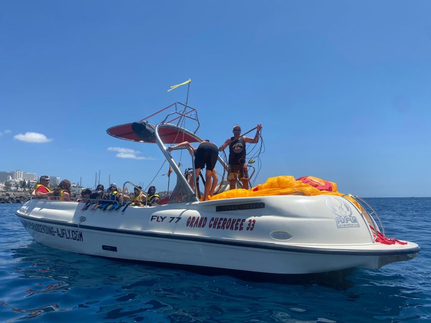 Tenerife Costa Adeje Parasailing - What the Launch and Landing Feel Like