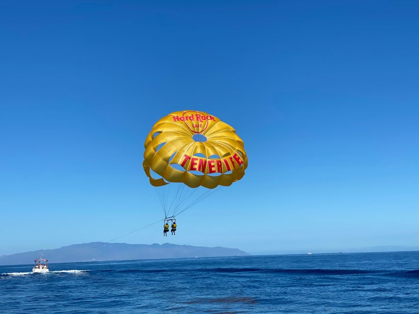 Tenerife Costa Adeje Parasailing - The Boat Ride Makes the Short Flight Feel Fuller