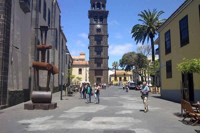 Tenerife Gastronomy Tour with Two Winery Visits and 4-Course Lunch - Bodegas Monje: lunch, cellar, and ocean views