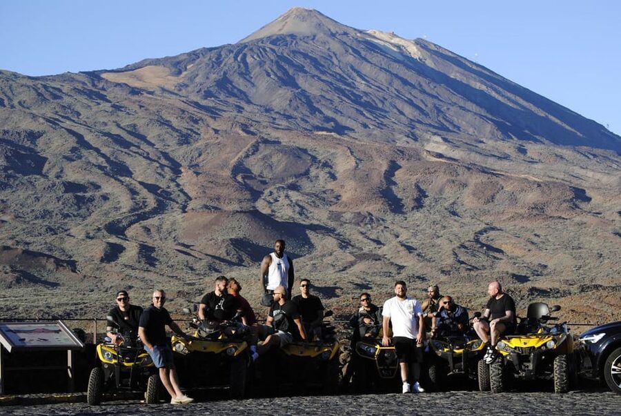 Tenerife: Guided Group Quad Tour on Mount Teide - Viewpoints with Teide and the Atlantic below