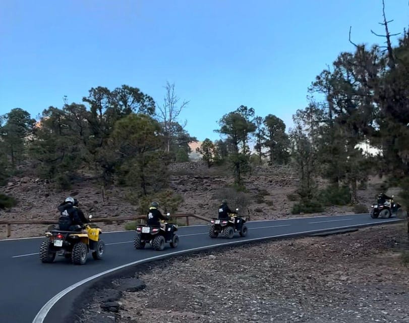 Tenerife: Guided Group Quad Tour on Mount Teide - The picnic stop, pizza, and arancini
