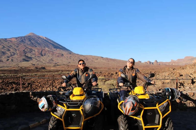 Tenerife, Guided Quad Tour on Mount Teide with Drink - Riding across volcanic ground