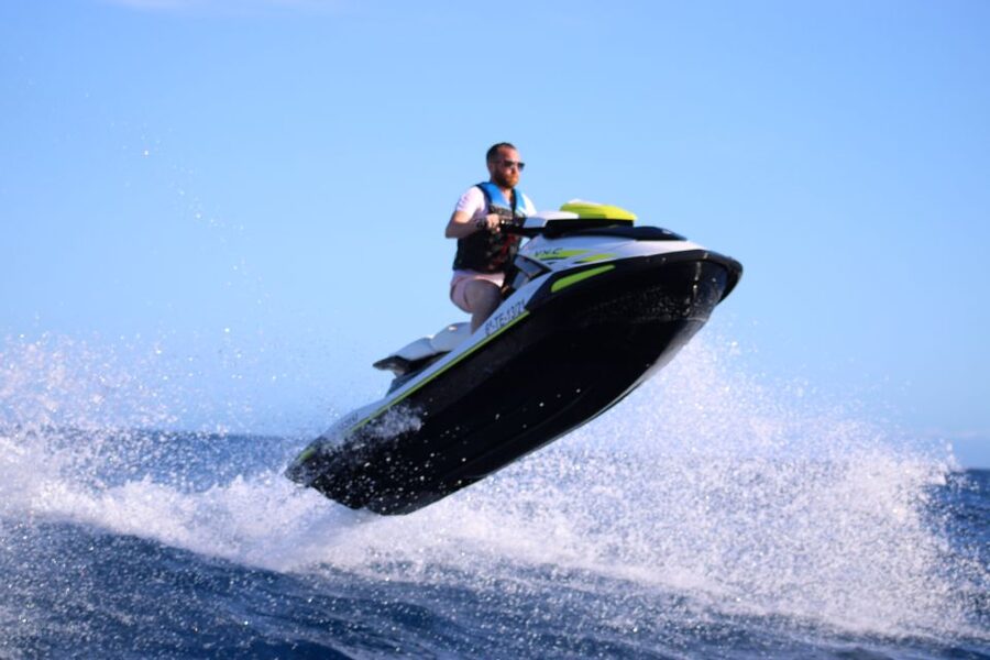 Tenerife: Jet Ski Guided Tour with Optional Photo Service - The coastal views and the swimming stop