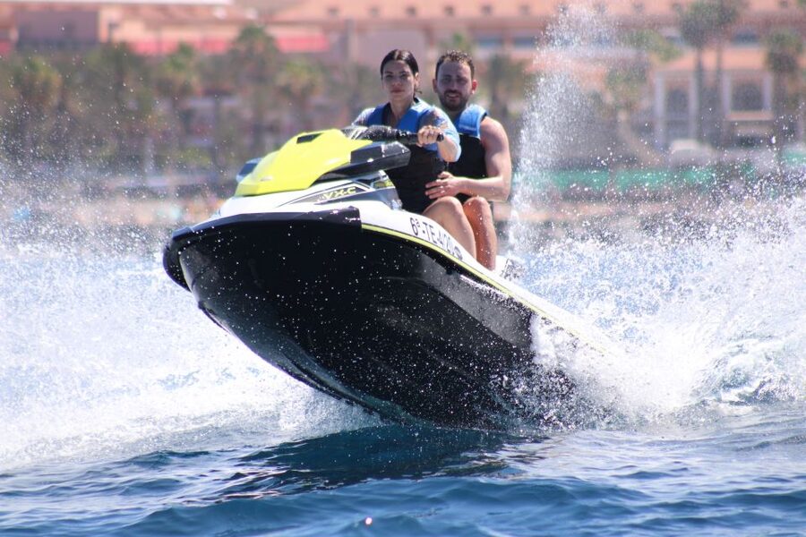 Tenerife: Jet Ski Guided Tour with Optional Photo Service - Choosing between a solo and double jet ski