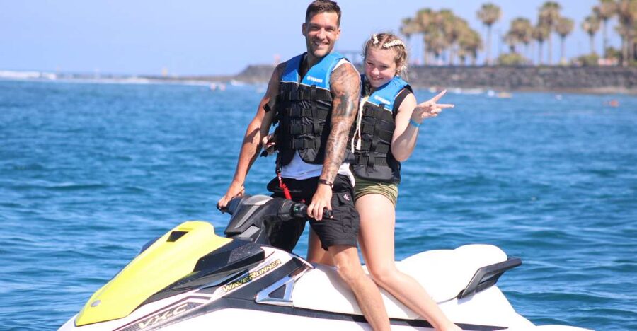 Tenerife: Jet Ski Guided Tour with Optional Photo Service - Riding a Yamaha jet ski around Tenerife