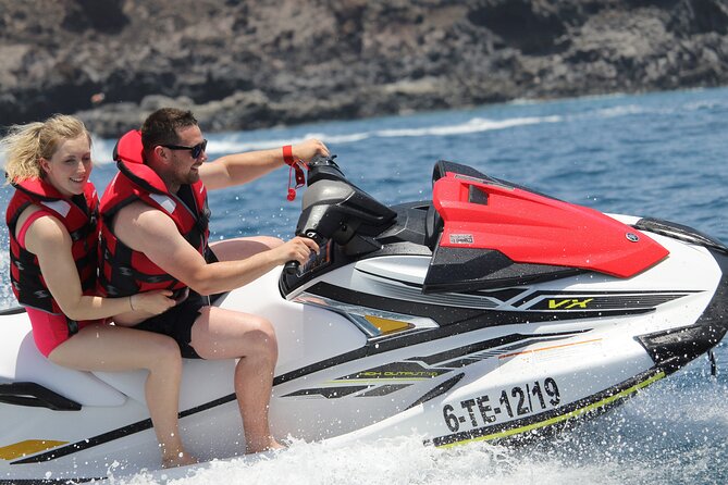 Tenerife : Jet Ski Tour with option for Quad Trip - Riding past Yellow Mountain and Red Mountain
