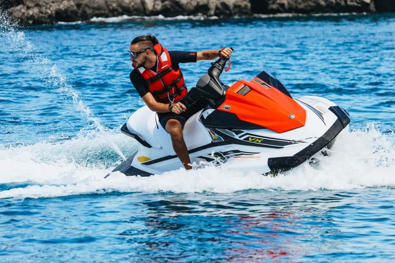 Tenerife: Jet Ski Tour with Optional Quad Trip - The two-hour route and its snorkel break