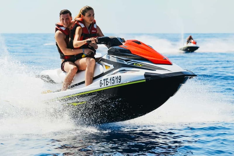 Tenerife: Jet Ski Tour with Optional Quad Trip - Yellow Mountain and the volcanic coast
