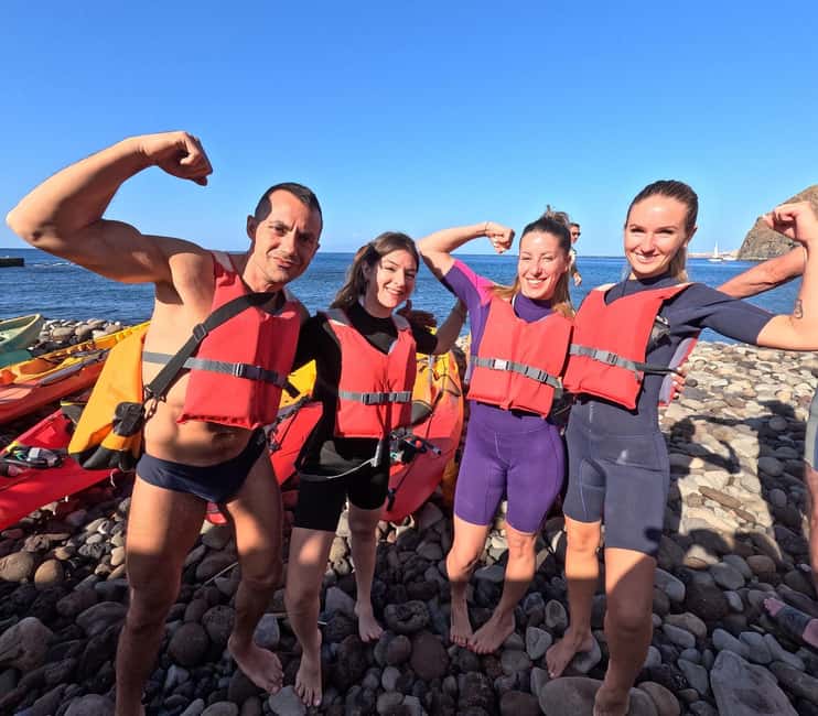 Tenerife: Kayak and Snorkeling Tour with Marine Life - The coastal walk and photo stop