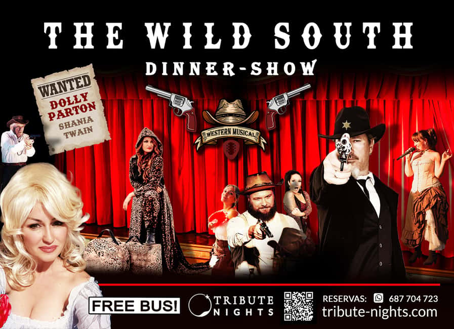 Tenerife : Musical show "the wild south" with dinner and transfer - Dinner and the two seating choices