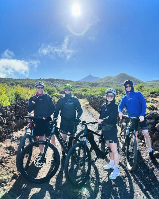 Tenerife: premium e-bike ride at Chineyro volcanic area - The bikes, safety gear, and practical comfort
