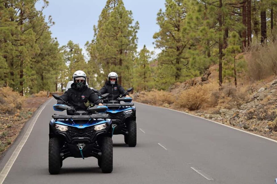 Tenerife: Quad Day Trip Teide National Park - La Zapatilla de la Reina and the first volcanic views