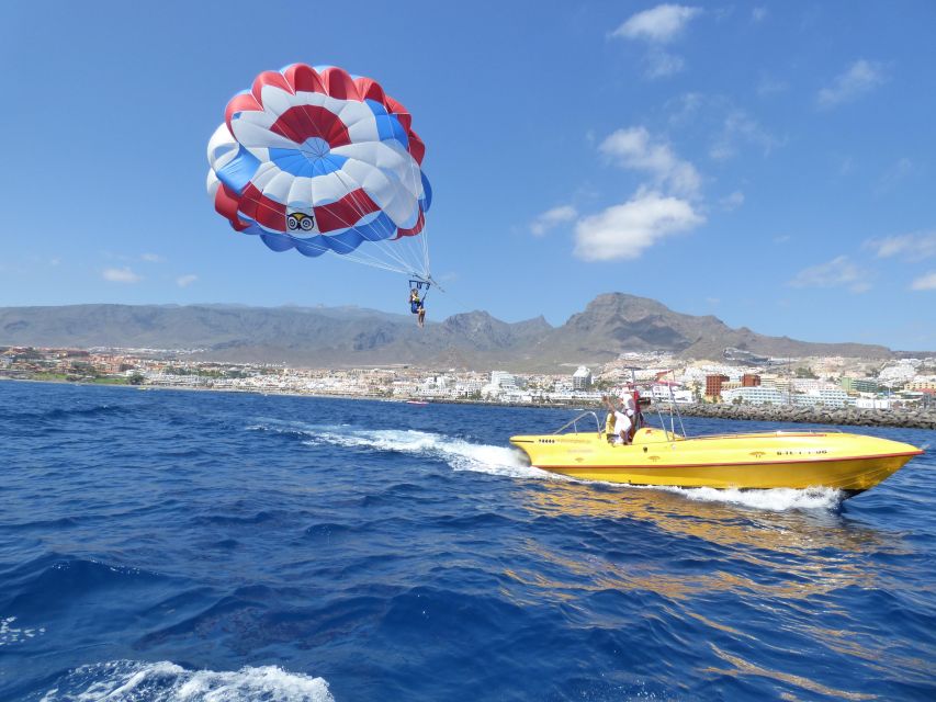 Tenerife South: Parascending Experience with Boat Ride - The 40-minute boat ride to open water