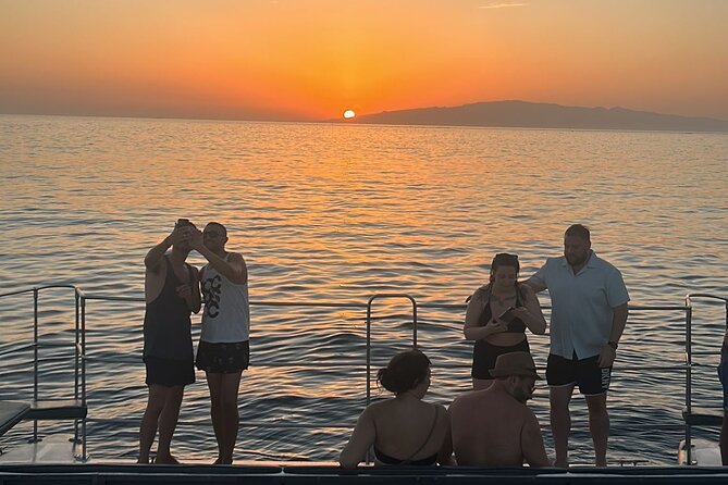 Tenerife Sunset Catamaran tour with transfer - Food and Drinks included. - Crew service and the feel onboard