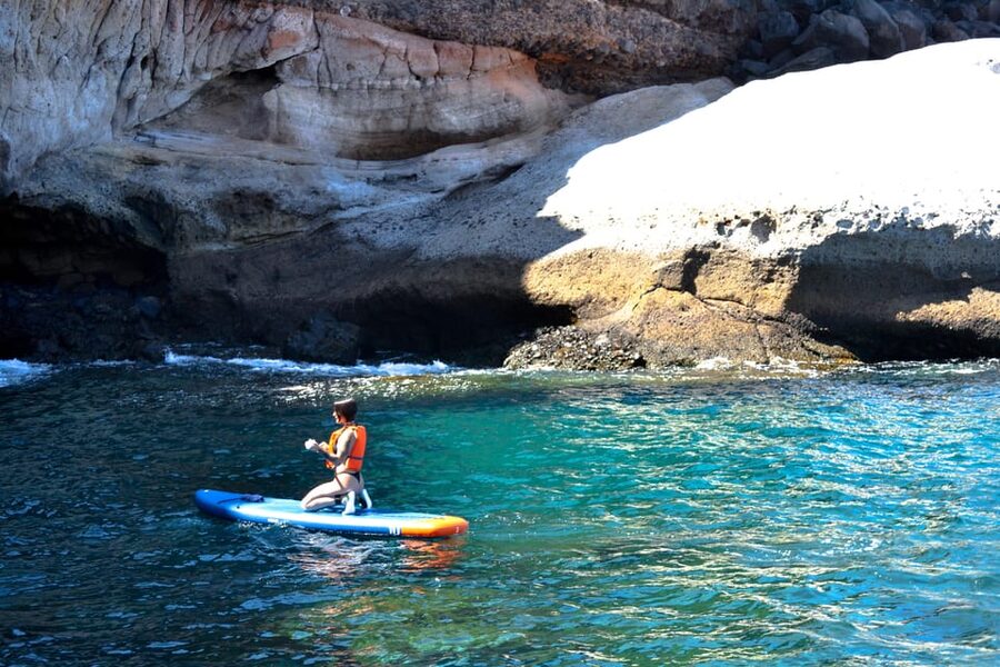 TENERIFE SUR: Paddleboarding tour and SNORKEL - Why the sea conditions matter