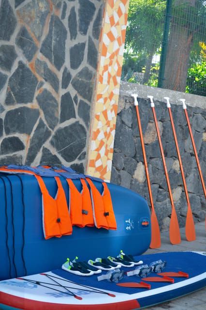 TENERIFE SUR: Paddleboarding tour and SNORKEL - Reaching coves that are easier from the water