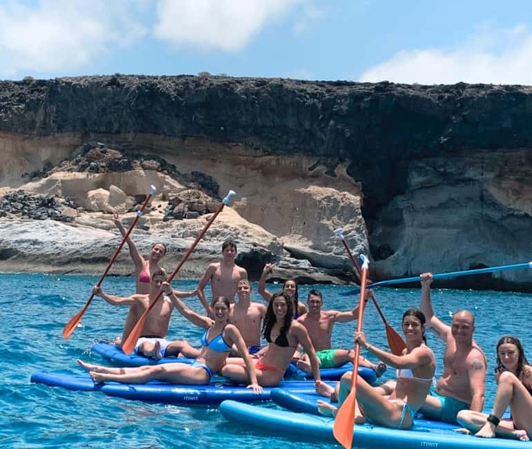 TENERIFE SUR: Paddleboarding tour and SNORKEL - Snorkeling when the water cooperates