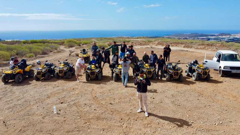 Tenerife: Teide Volcano Sunset Quad Bike Tour with Drinks - Volcanic ground, pine slopes, and open views