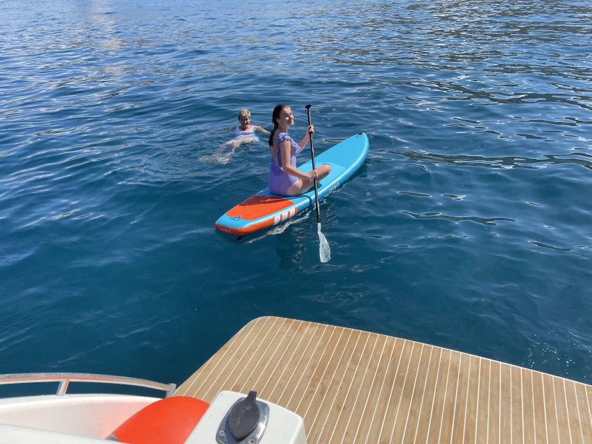 Tenerife: Whales and Snorkeling Tour on a Luxury Yacht - Tapas, cava, and the onboard table