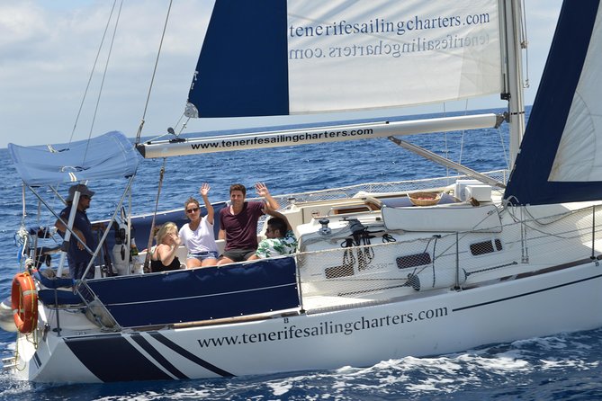Whale and Dolphin Watching Sailing Boat with Drinks, Snacks and Swimming Time - Looking for pilot whales off Tenerife